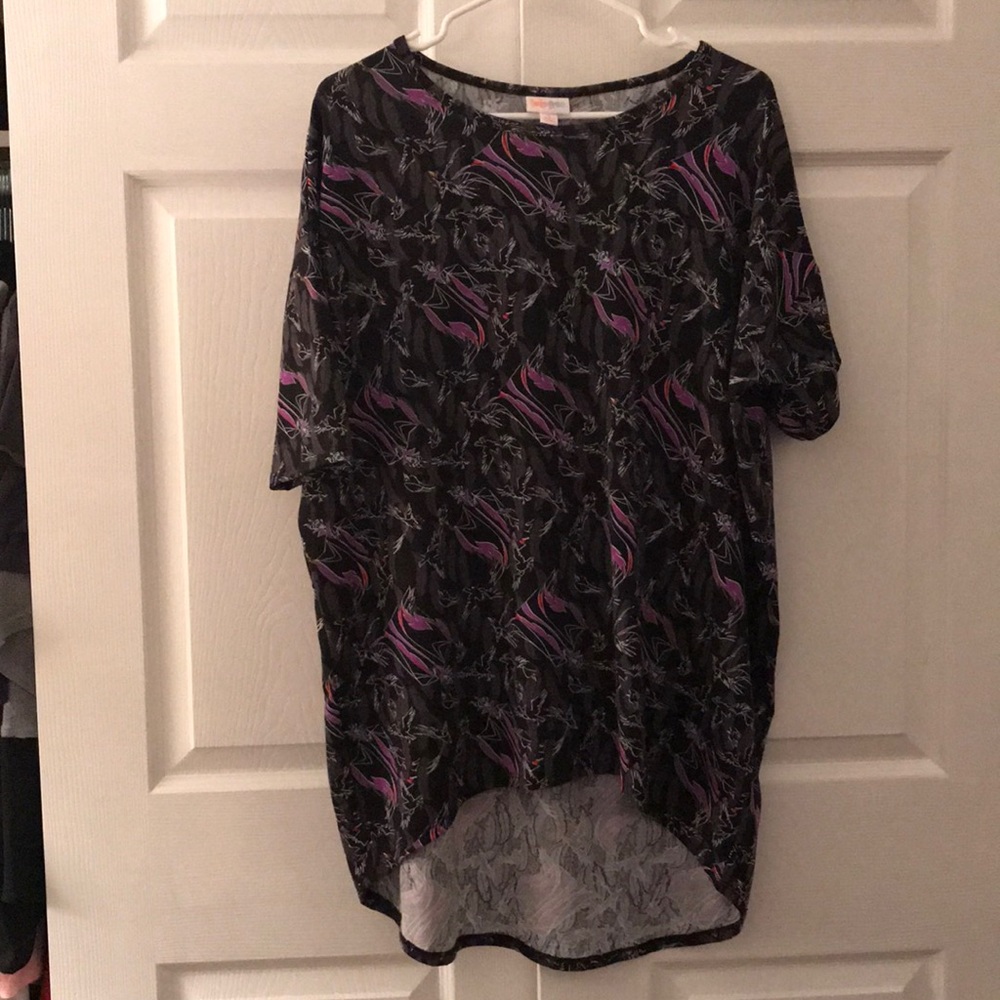 Lularoe Irma maleficent print
